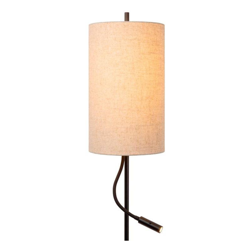 Lucide MAGIC - Stojacia lampa - Ø 24 cm - 1xE27 - Čierna